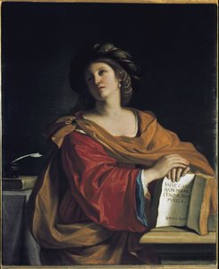 Samian Sibyla (Samos) - Olej na plátně od Guercino