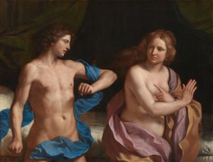 Amnón a Támar od Guercino