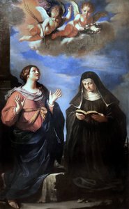 Guercino - Svatá Gertruda a Lukrécie. 1645 od Guercino