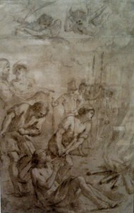 Umučení svatého Barnabáše. od Guercino