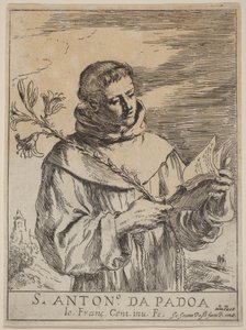 Svatý Antonín Paduánský od Guercino
