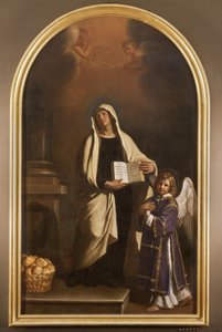 Svatá Francesca Romana, 1656 od Guercino