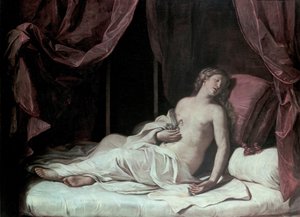 Smrt Kleopatry, 1648 od Guercino