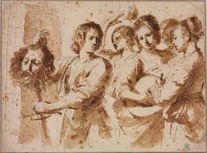 Davidův triumf od Guercino