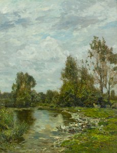 Podél řeky Sile, 80. léta 19. století.