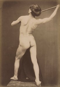 Mužský akt, c. 1870-1875.