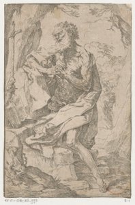 Svatý Jeroným v divočině od Guido Reni