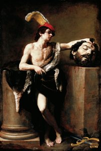Itálie, David s hlavou Goliáše od Guido Reni