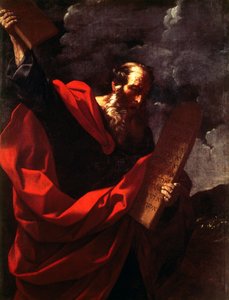 Mojžíš s deskami zákona od Guido Reni
