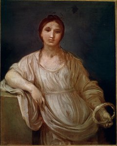 Portrét mladé dívky s korunou (malba od Guido Reni