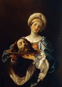 Salome drží hlavu Jana Křtitele, asi 1638. od Guido Reni