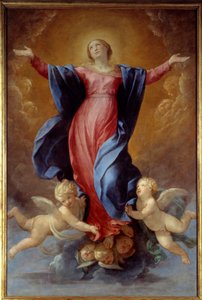 Obraz Nanebevzetí Panny od Guida Reniho s názvem Průvodce (1575-1642) 1637 Slunce. 2,42x1,6 m Lyon, Musee des Beaux Arts od Guido Reni