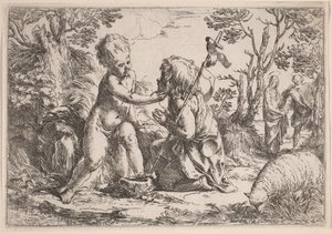 Jezulátko a svatý Jan od Guido Reni