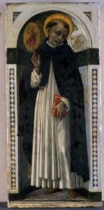 St. Vincent Ferrer, cca 1500 (tempera na dřevě) od Guidoccio di Giovanno Cozzarelli