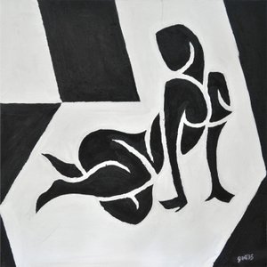 Lygia Nº 3, 2014 (olej na plátně) od Guilherme Pontes