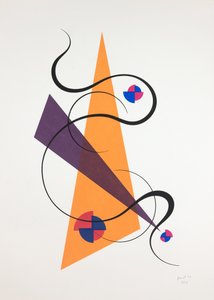 Movement Nº4, 2019 (sítotisk) od Guilherme Pontes