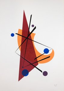Movement Nº5, 2019 (sítotisk) od Guilherme Pontes