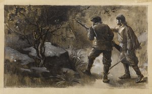 Kennybol a Guldon Stayper, asi 1889 (olej na plátně) od Guillaume Albert Demarest