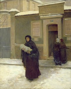 Odchod z porodnice od Guillaume Albert Demarest