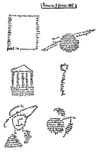 Kaligram, báseň, 9. února 1915