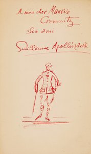 Nápis Maurice Cremnitz z „Zavražděného básníka“, 1916
