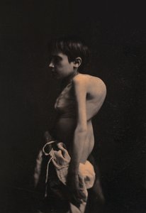 Portrét hrbatého chlapce, kolem 1855-57