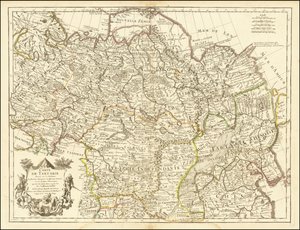 Mapa 1706 - Mapa Tartárie od Guillaume Delisle