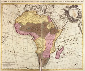 Afrika od Guillaume Delisle