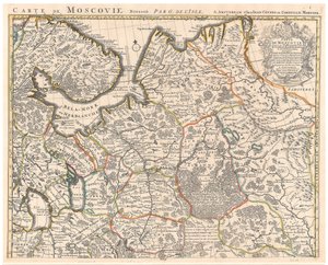 Mapa Muscovy par Delisle (De L