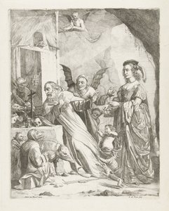 Pokušení svatého Antonína od Guillaume Duvivier