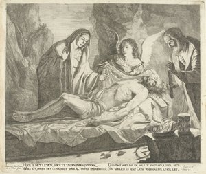 Pohřeb Krista od Guillaume Duvivier