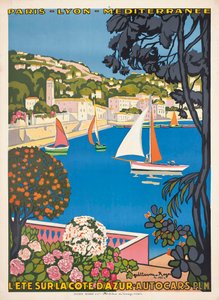 Léto na Azurovém pobřeží, 1926. od Guillaume Georges Roger