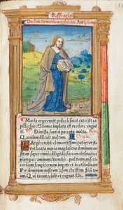 Tištěná kniha hodin (římské užití): fol. 109r, Marie Magdaléna od Guillaume Le Rouge