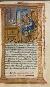 Tištěná kniha hodin (římské užití): fol. 20r, sv. Marek od Guillaume Le Rouge