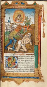 Tištěná kniha hodin (Řím): fol, 78r, Job od Guillaume Le Rouge