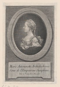 Marie Antoinetta, princezna, 1770. od Guillaume Phillipe Benoist