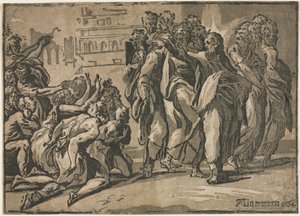 Kristus uzdravuje malomocné, 1608. od Guiseppe Rossigliani