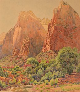 Patriarchové, národní park Zion, 1924.