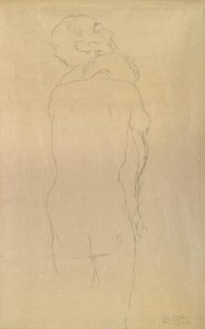 Adam a Eva studují od Gustav Klimt