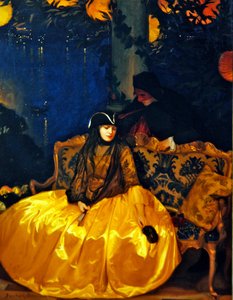 Pokušení (olej na plátně) od Gustav Bernhard Osterman