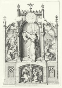 Čtyři scény ze života Martina Luthera (rytina) od Gustav Ferdinand Leopold Konig