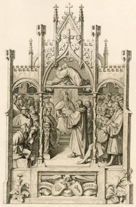 Luther se modlí od Gustav Ferdinand Leopold Konig