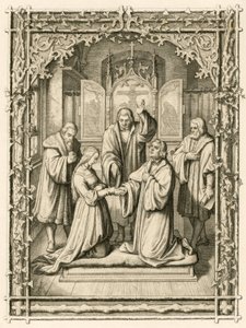 Svatba Martina Luthera a Kathariny von Bora (Catherine de Bore od Gustav Ferdinand Leopold Konig