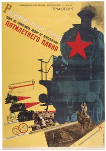 Rozvoj dopravy - jeden z nejdůležitějších úkolů od Gustav Klutsis