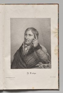 Slavní němečtí autoři: Portrét Chrisopha Augusta Tiedge od Gustav Karl Friedrich Luderitz