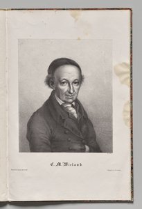 Slavní němečtí autoři: Portrét Christophera Martina Wielanda od Gustav Karl Friedrich Luderitz