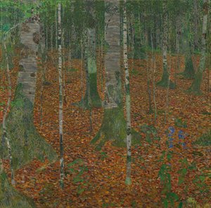 Březový les, 1903. od Gustav Klimt