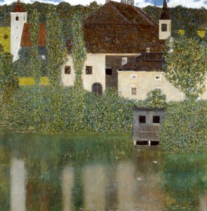 Castello Sul Lago Po, hrad Unterach na Attersee 1908 od Gustav Klimt
