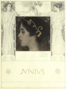 červen od Gustav Klimt