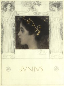 „Junius“ (předloha pro: Gerlach  Schenk, Alegorie N.F. č. 53) od Gustav Klimt
